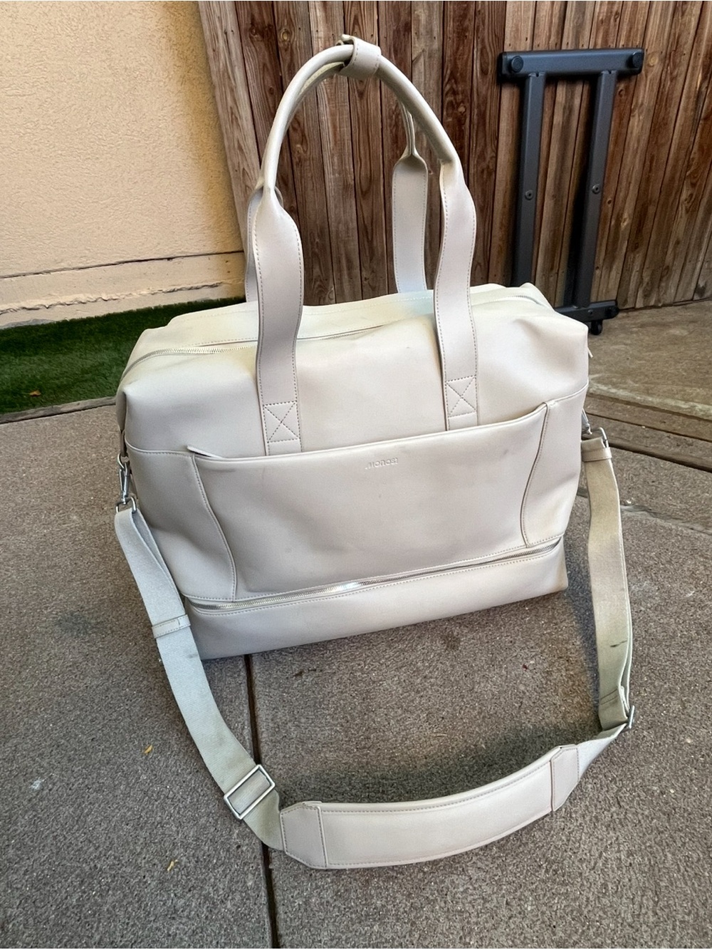 Mono Vegan leather duffle